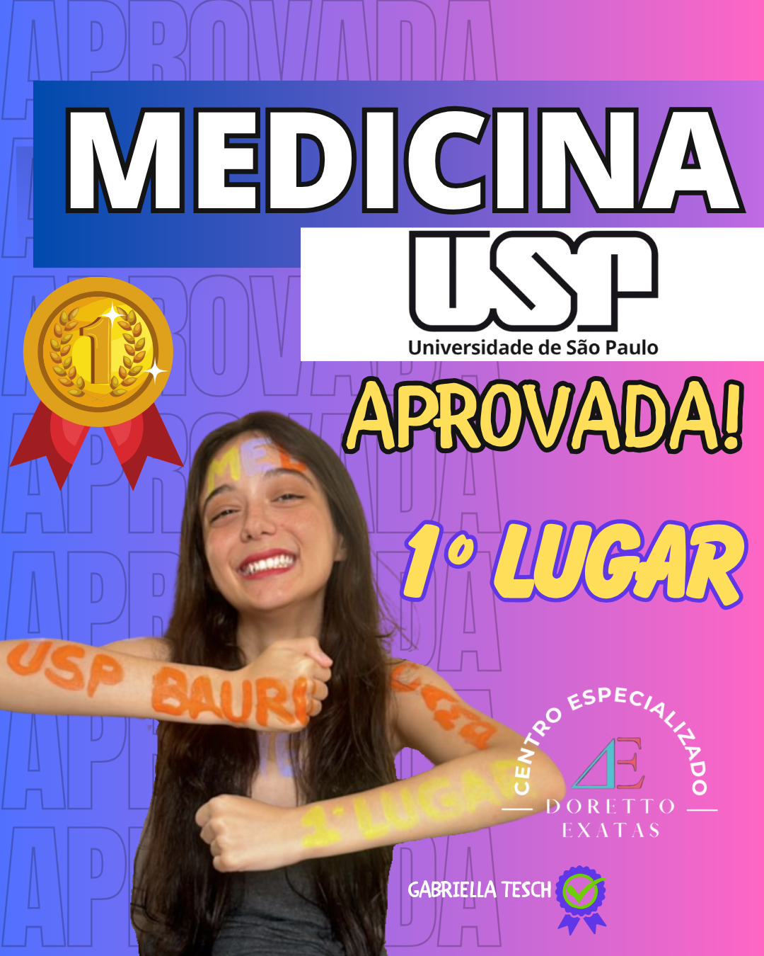 Depoimento ou aprovação Doretto Exatas